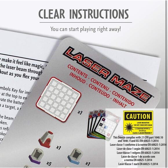 Laser Maze Beam Bending Logic Board Game ThinkFun Think Fun - Sealed New - Picture 5 of 7